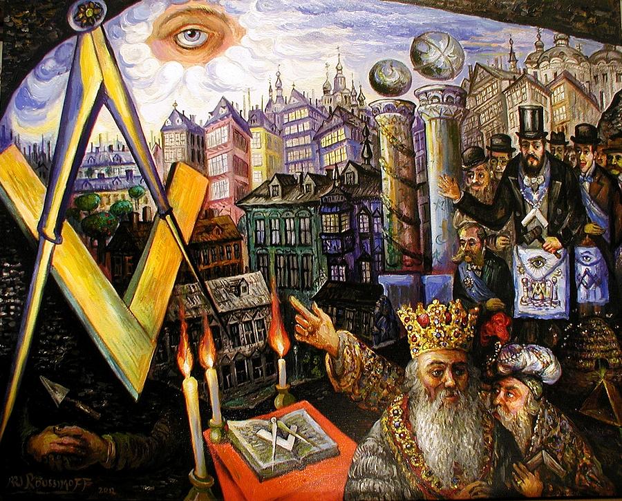 King Solomons Vision Painting by Ari Roussimoff