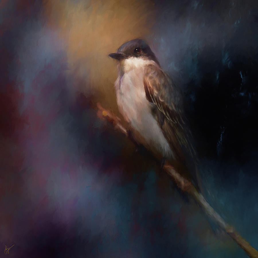 Kingbird On Patrol Painting by Jai Johnson