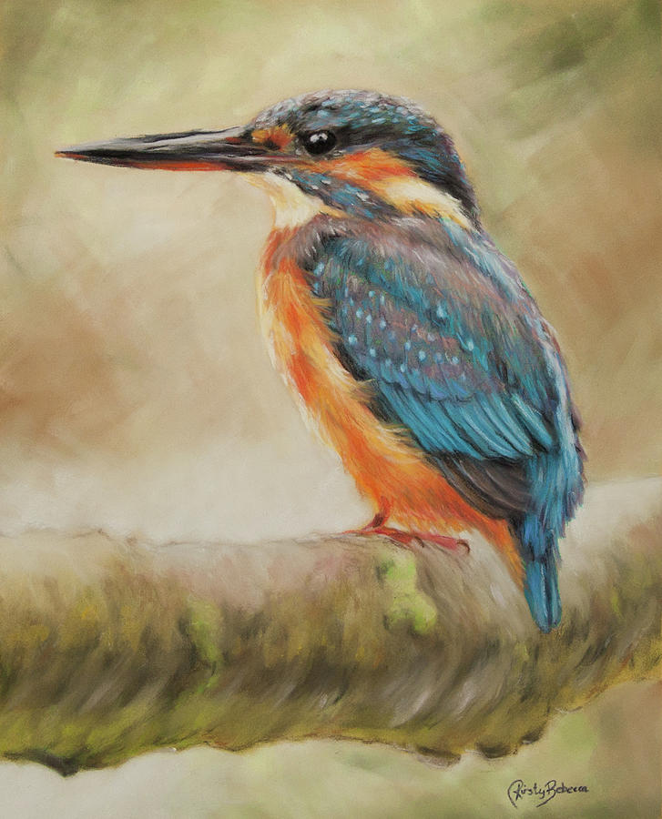 Kingfisher Pastel by Kirsty Rebecca