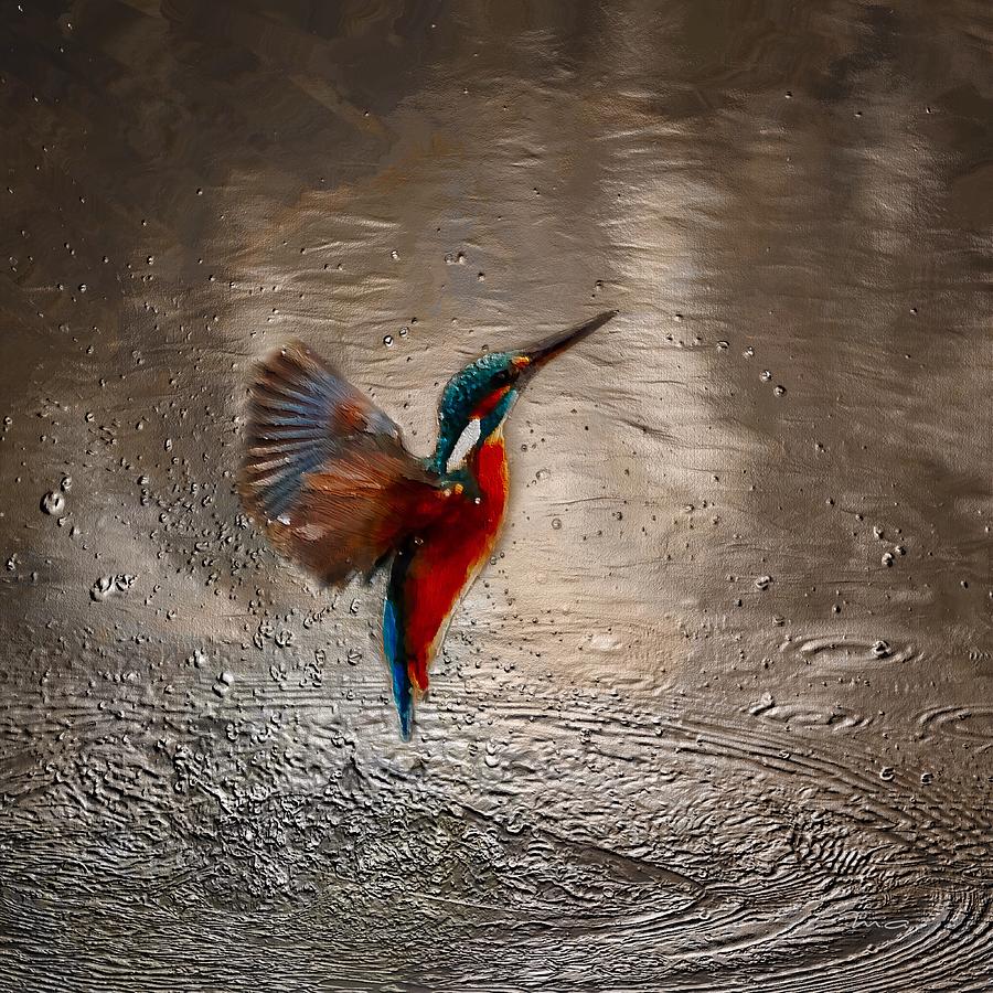Kingfisher Painting - Kingfisher by Mark Taylor