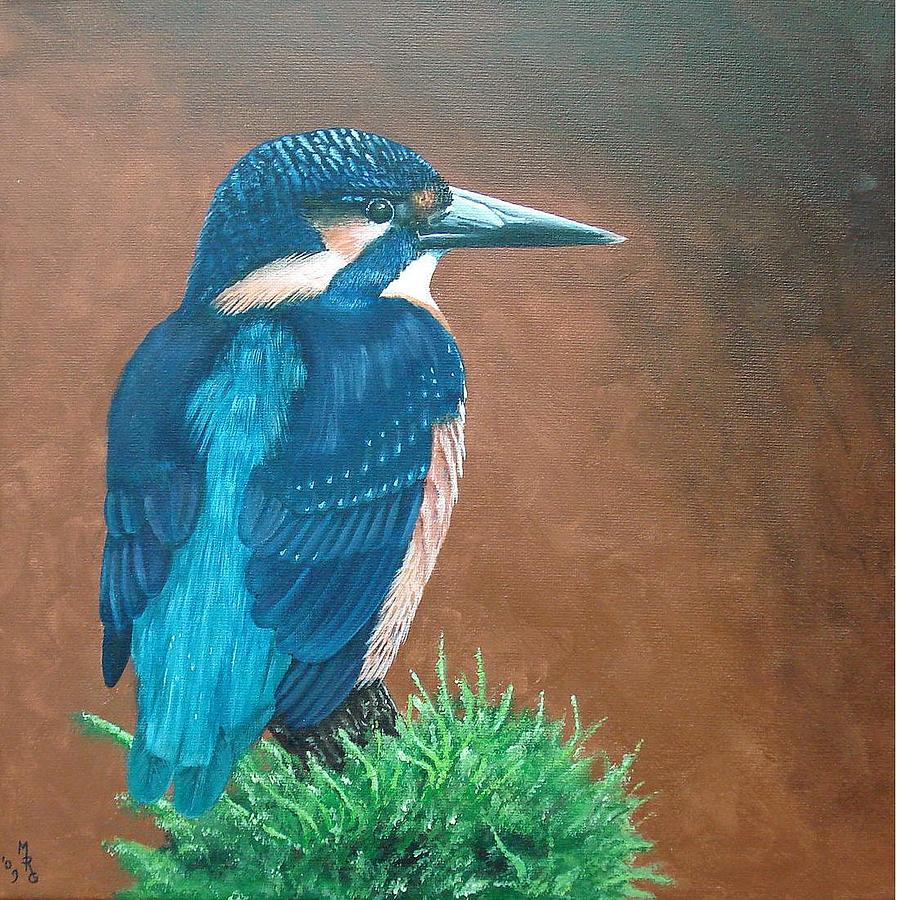 Kingfisher Painting by Martin Girolami | Fine Art America