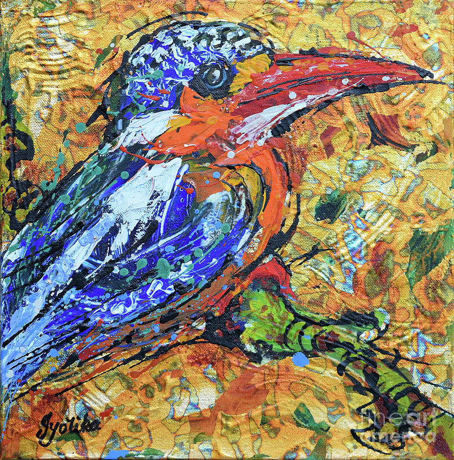 Kingfisher_1 Painting by Jyotika Shroff