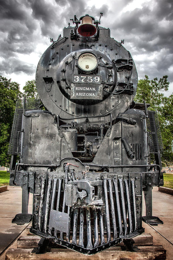 Kingman Az 3759 Locomotive Photograph by Diana Powell