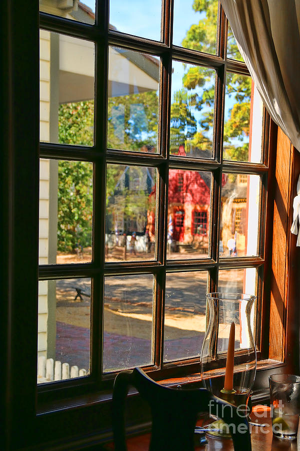 Kings Arms Tavern Window Colonial Williamsburg  4771 Photograph by Jack Schultz