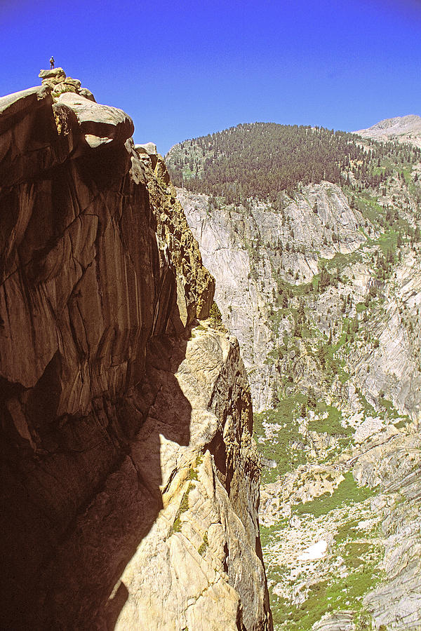 Kings Canyon Hiker Photograph by Alan Lenk