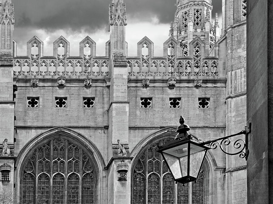 Kings College Chapel Cambridge Exterior Detail Photograph by Gill Billington