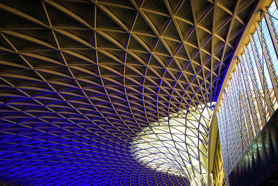 Kings Cross Railway Station roof Photograph by Matthias Hauser