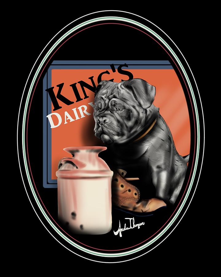 Kings Dairy Mixed Media by Andrew Thompson Kings Dairy Mixed Media by Andrew Thompson