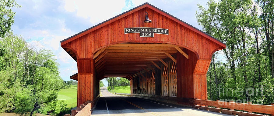 Kings Mill Covered Bridge  1639 Photograph by Jack Schultz