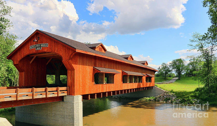 Kings Mill Covered Bridge  1654 Photograph by Jack Schultz
