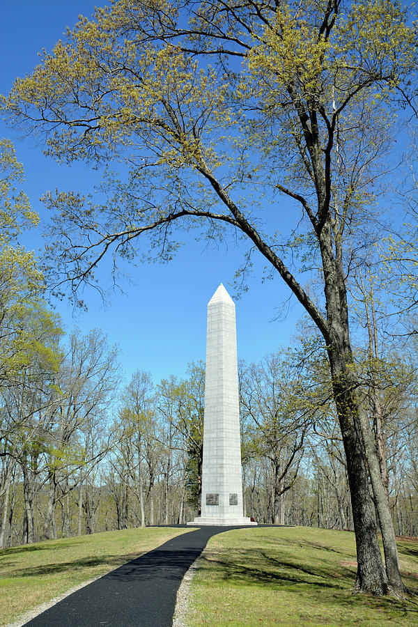 Kings Mountain National Military Park Monument Photograph by Bruce Gourley