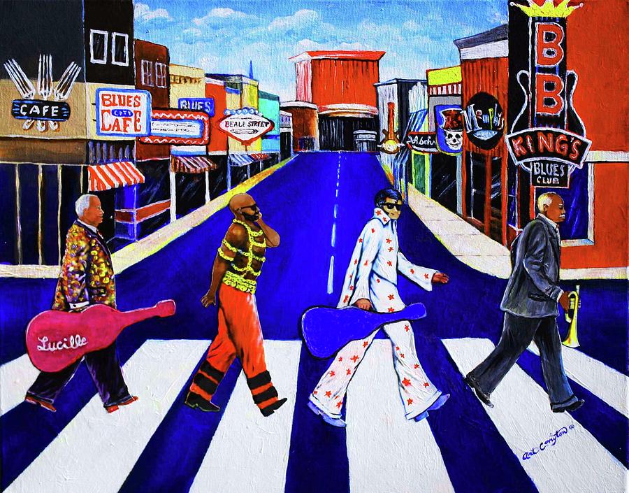 Kings Of Beale Painting by Arthur Covington