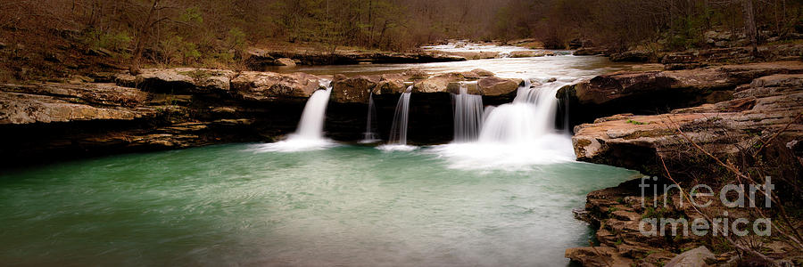 Waterfall Photograph - Kings River Panorama by Tamyra Ayles