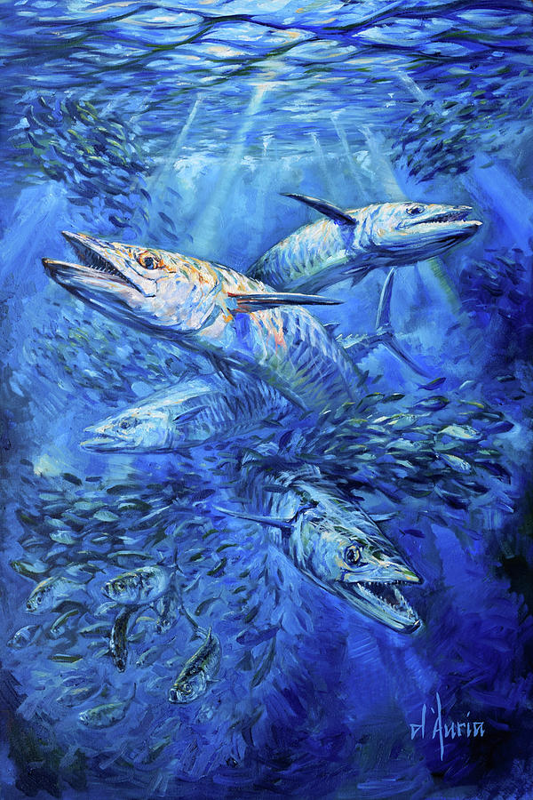 Fish Painting - Kings by Tom Dauria