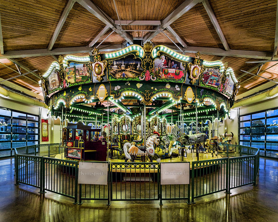 Kingsport Carousel Photograph by Heather Applegate