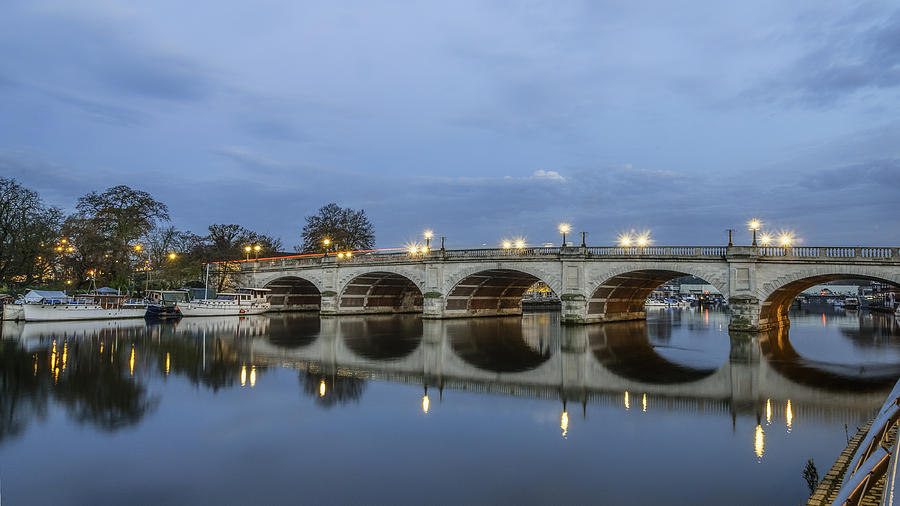 Kingston Bridge at Dawn Photograph by Colin Evans