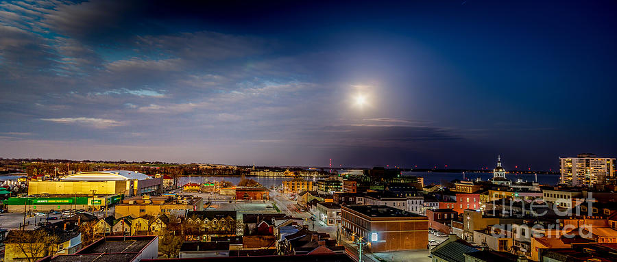 Kingston Night and Day Photograph by Roger Monahan
