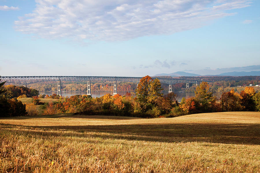 Kingston - Rhinecliff in Autumn Photograph by Jeff Severson