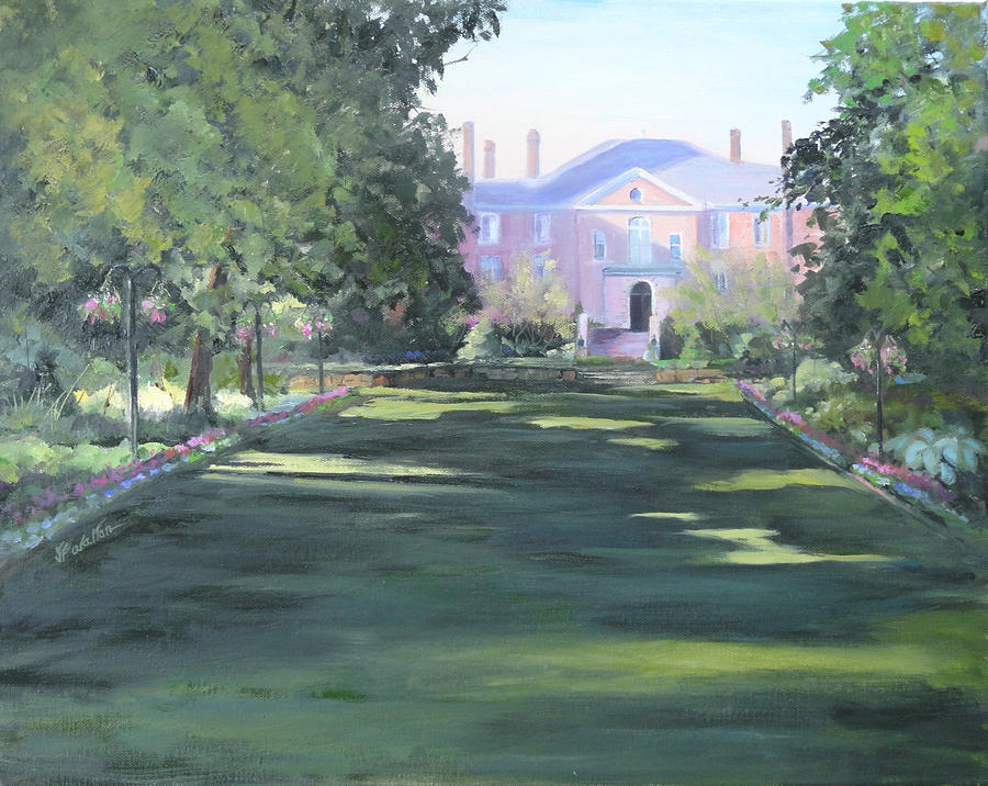 Kingwood Mansion Painting by Judy Fischer Walton