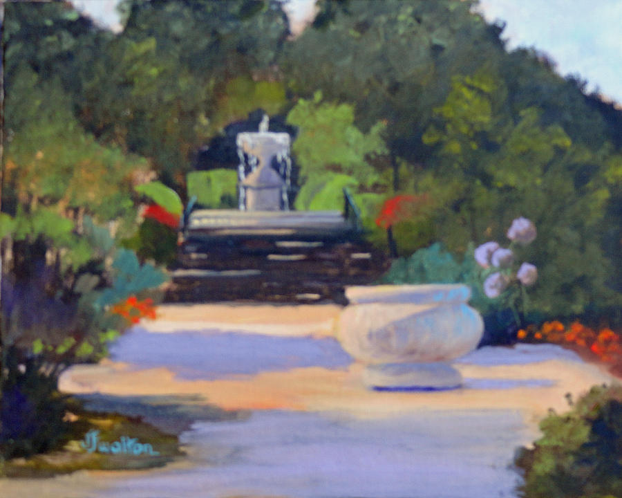 Kingwood Terrace Painting by Judy Fischer Walton