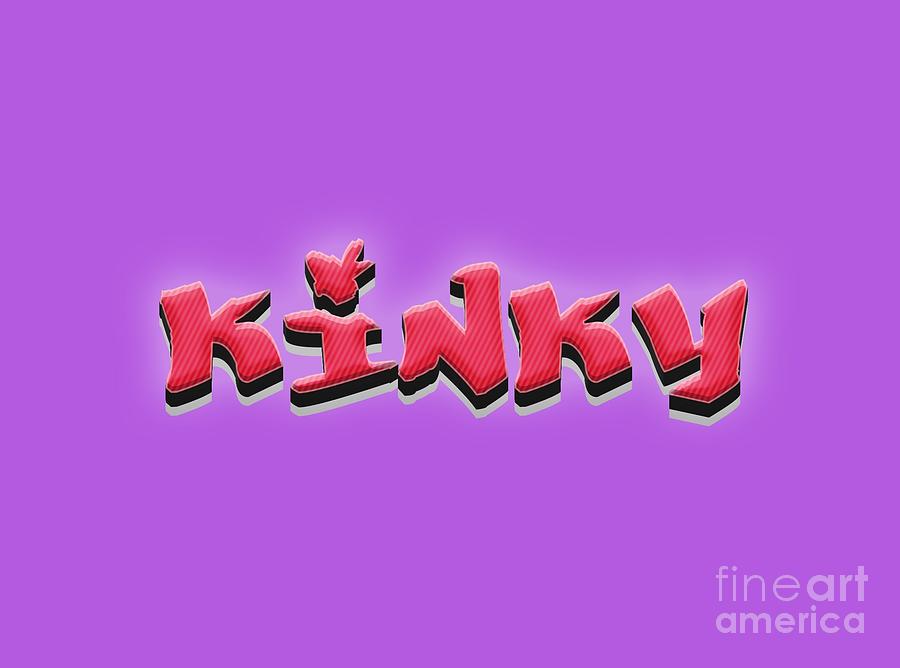 Kinky Tee Digital Art by Edward Fielding