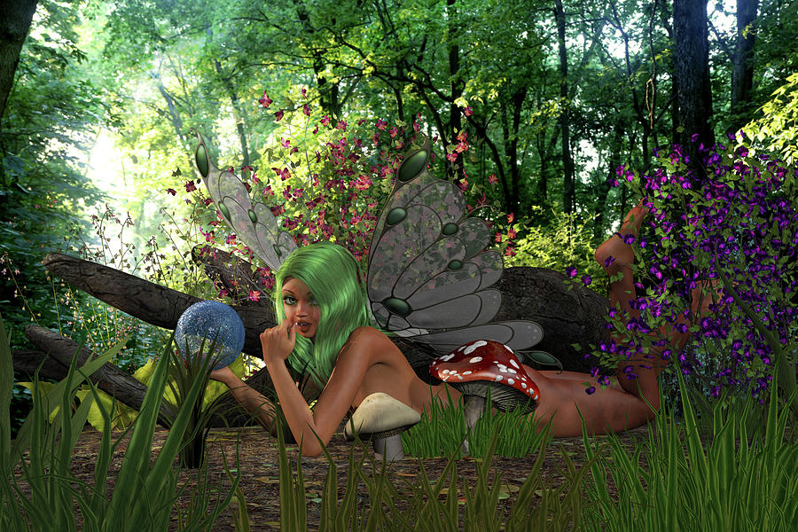 Arquinia Pinup in The Woods Mixed Media by Rod Shelley Arquinia Pinup in The Woods Mixed Media by Rod Shelley