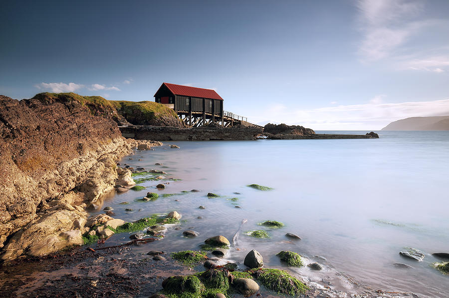 Kintyre Boathouse Photograph by Grant Glendinning