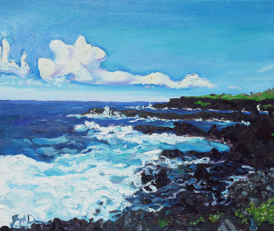 Kipahulu Painting - Kipahulu by Joseph Demaree Kipahulu Painting - Kipahulu by Joseph Demaree