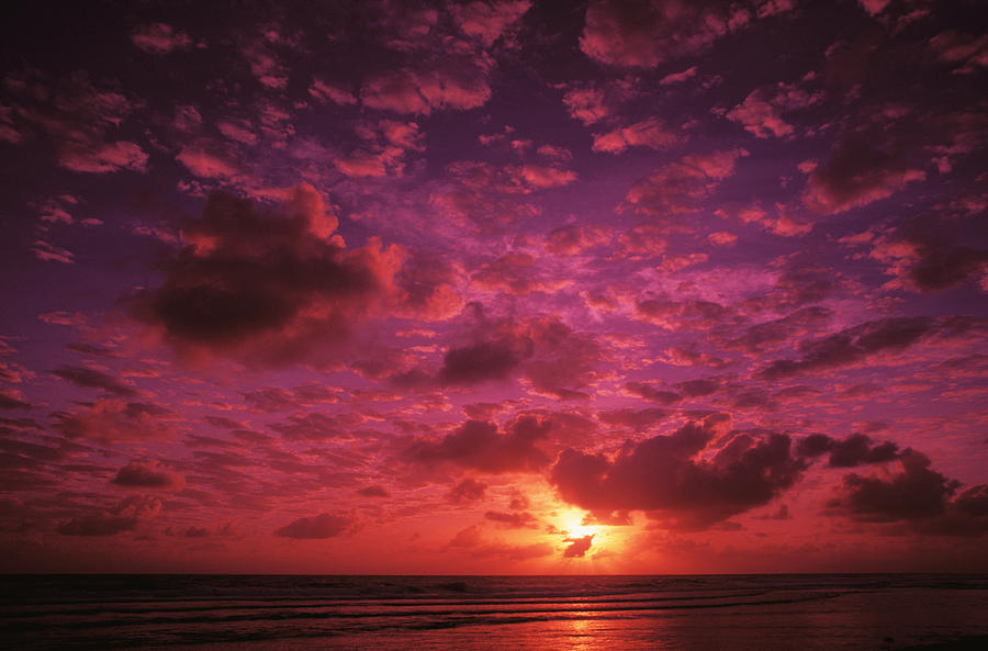 Kiribati Sunset Photograph by Ron Dahlquist - Printscapes