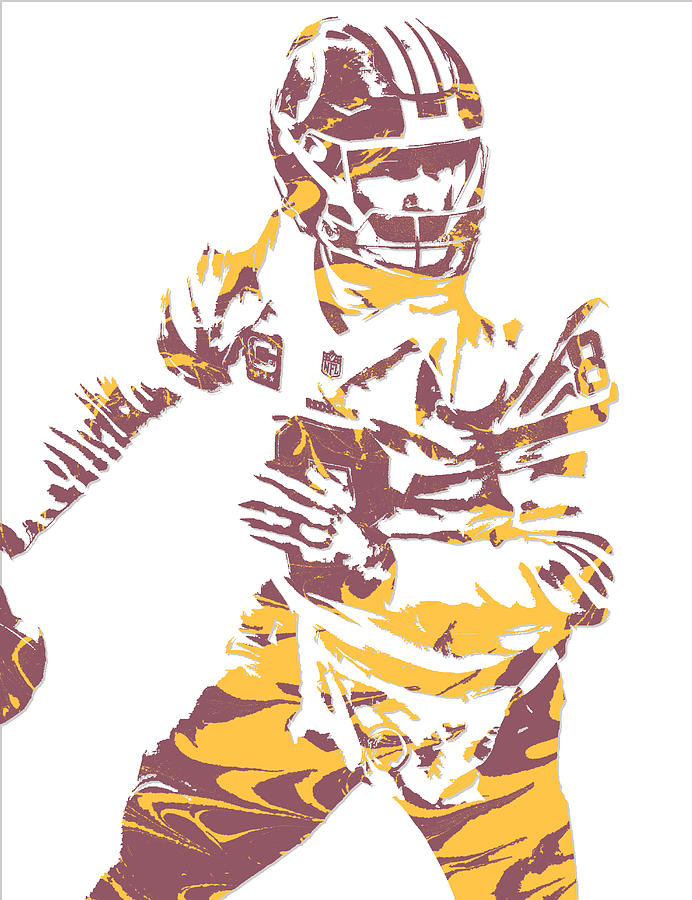 Deion Sanders Washington Redskins Pixel Art 1 Mixed Media by Joe Hamilton -  Pixels