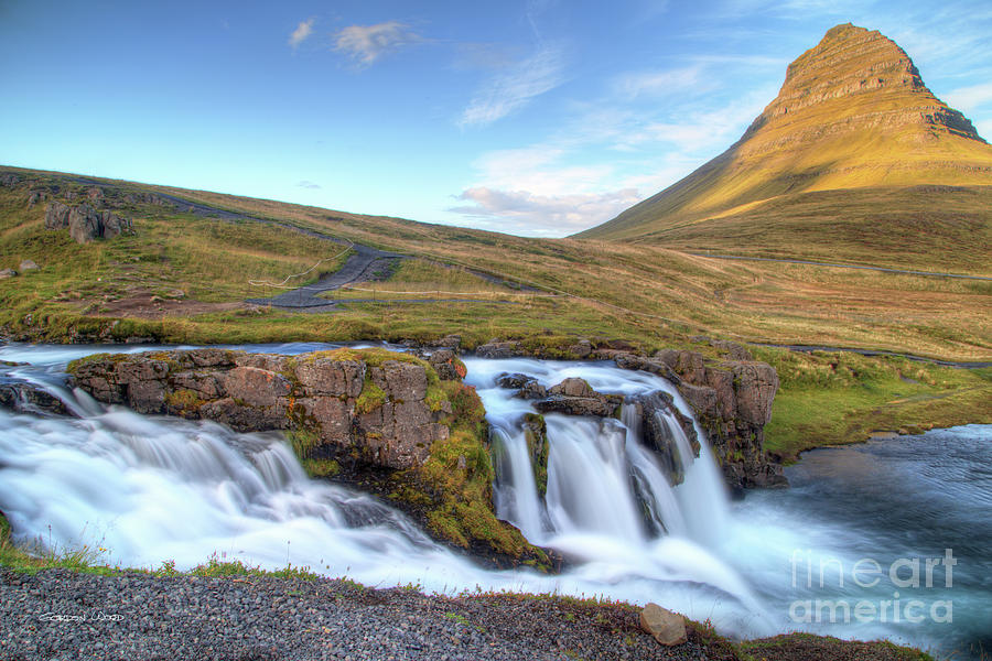 Kirkjufell - mountain and Kirkjufellfoss - waterfall by Gordon Wood Kirkjufell - mountain and Kirkjufellfoss - waterfall by Gordon Wood