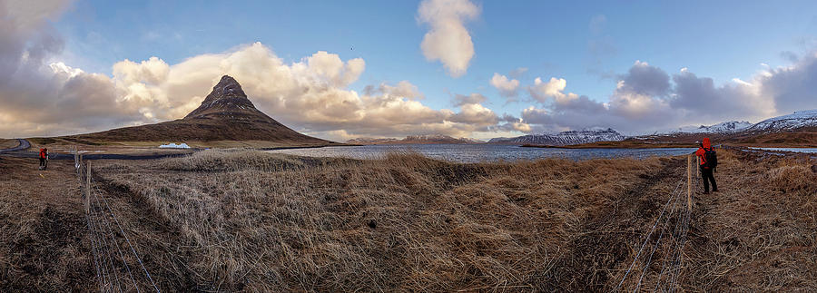 Kirkjufell mountain panoramic view, Iceland Photograph by Pradeep Raja PRINTS