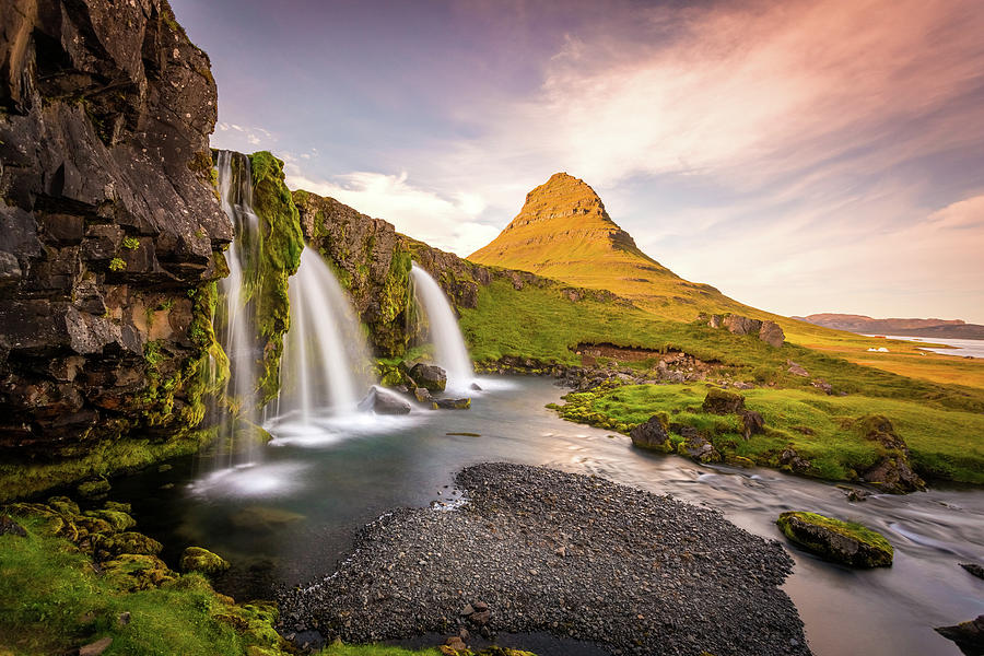 Kirkjufell Mountain,Iceland, Snaefellsnes peninsula landscape wi Photograph by Francesco Riccardo Iacomino