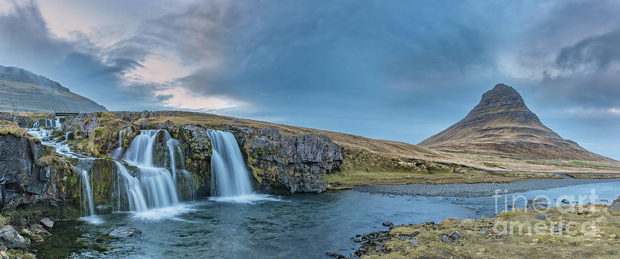 Nature Photograph - Kirkjufell Waterfall by Jerry Fornarotto