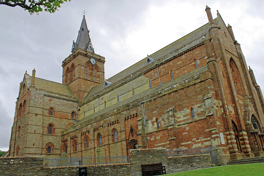 Kirkwall Cathedral Photograph by Tony Murtagh