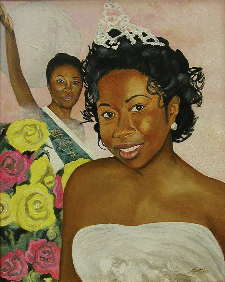 Kirsten Painting by Angelo Thomas