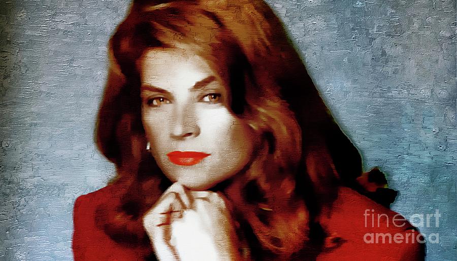 Kirstie Alley - Actress Painting by Ian Gledhill