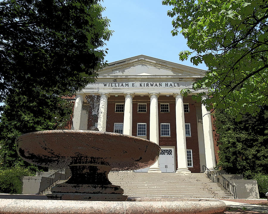 Kirwan Hall Math Building Photograph by Christopher Kerby Pixels