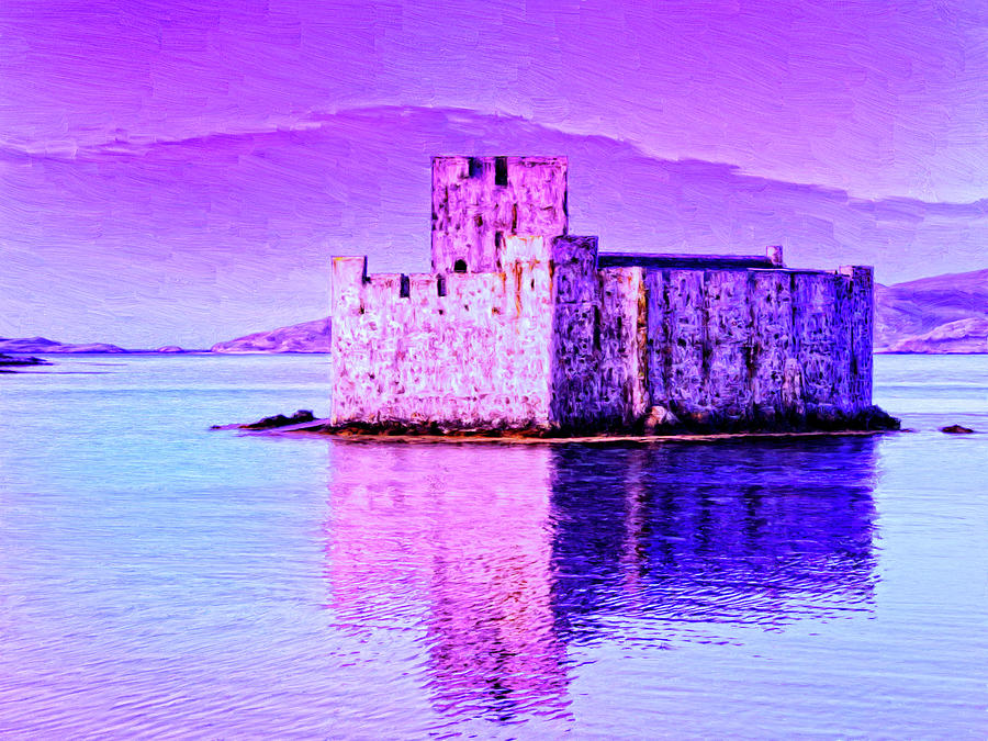 Kisimul Castle Painting by Dominic Piperata