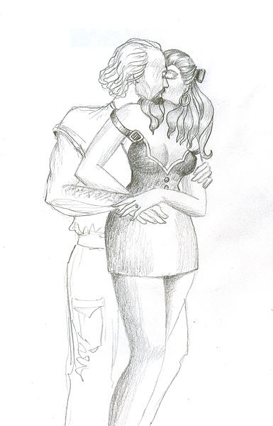 Kiss 8 Drawing by MJ Alhabeeb Kiss 8 Drawing by MJ Alhabeeb