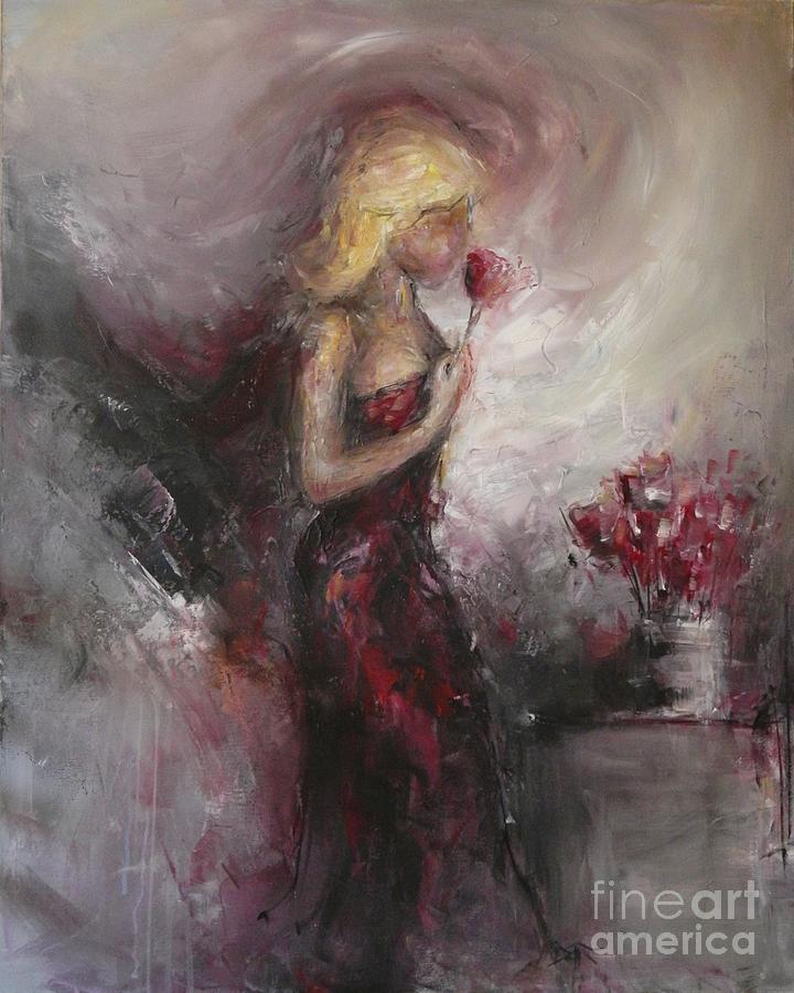Kiss From A Rose Painting by Dan Campbell