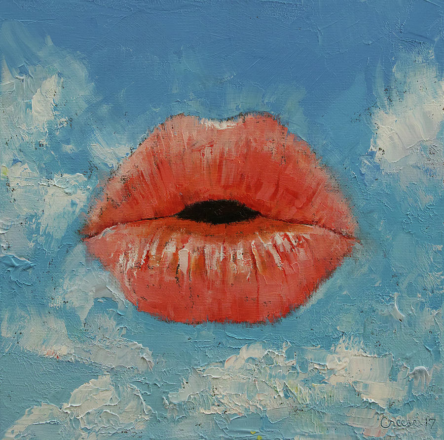 Valentines Day Painting - Kiss by Michael Creese