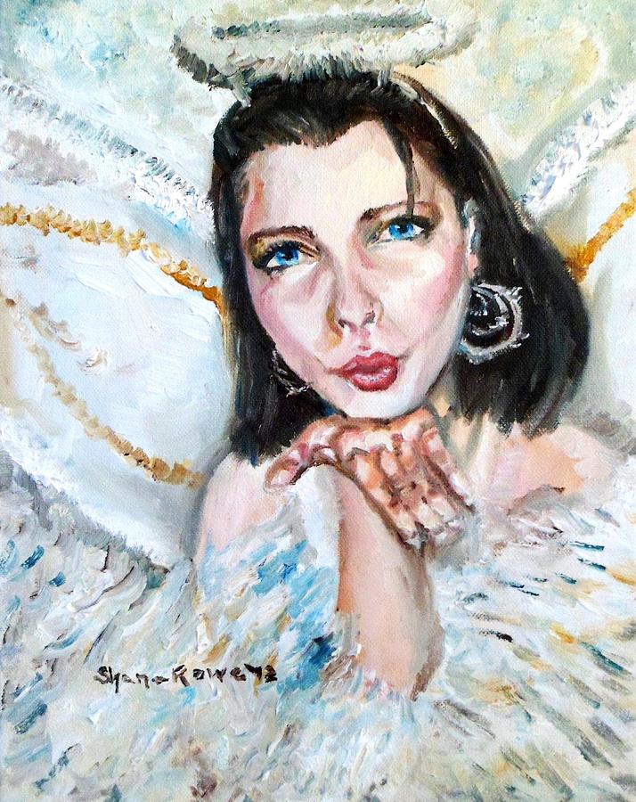 Kiss of an Angel Painting by Shana Rowe Jackson