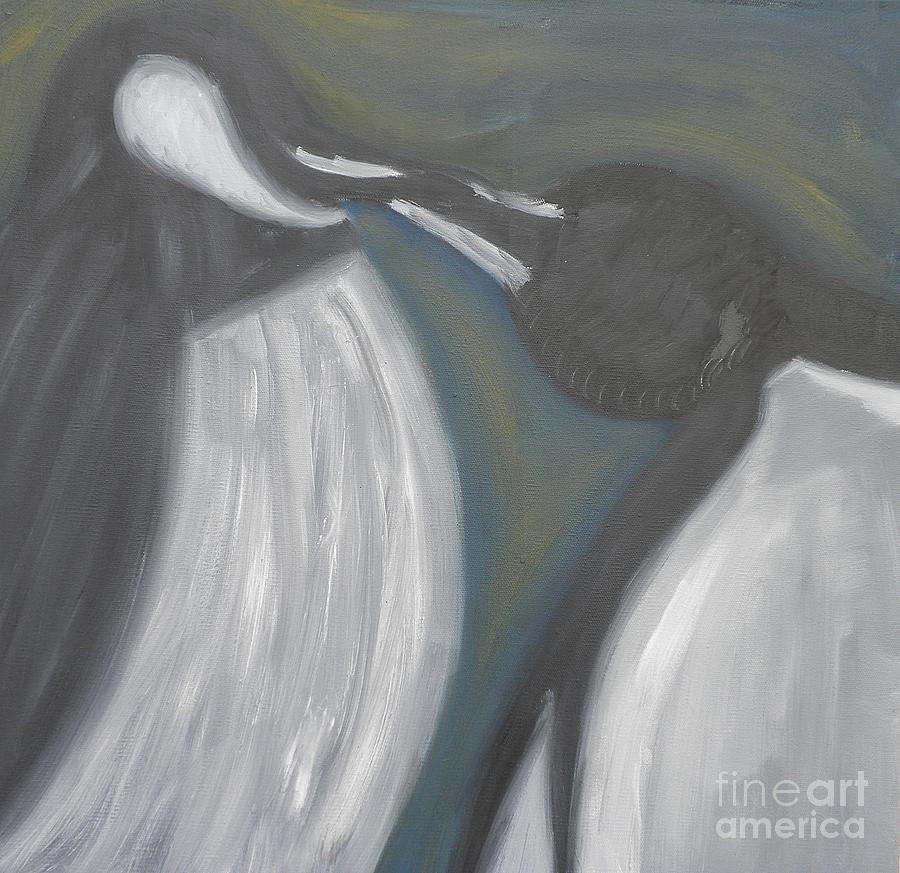 Kiss of Dawm Painting by Kristen Diefenbach
