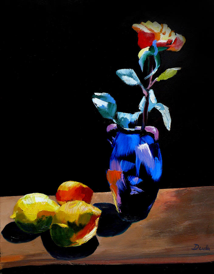Still Life Painting - Kiss the Light by Susan Duda