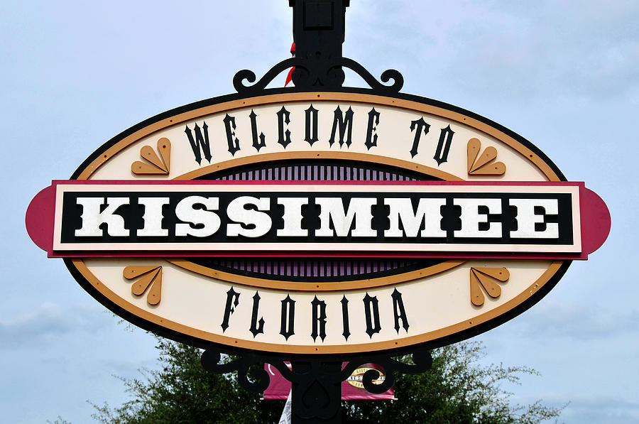 Kissimmee Florida welcome sign Photograph by David Lee Thompson