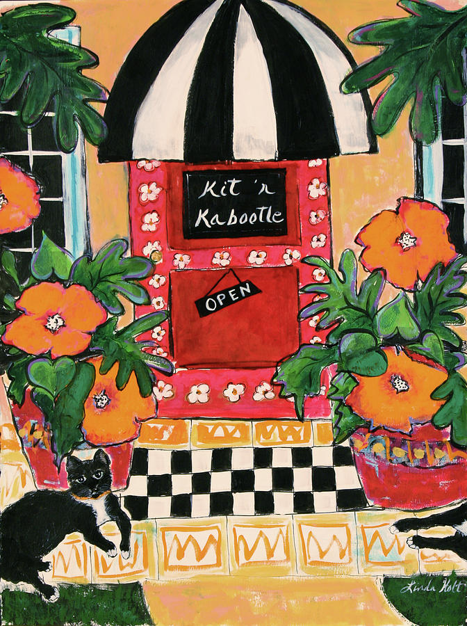 Kit n Kabootle Painting by Linda Holt