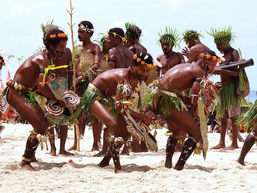 Dance Photograph - Kitava Papua New Guinea 247 by Per Lidvall