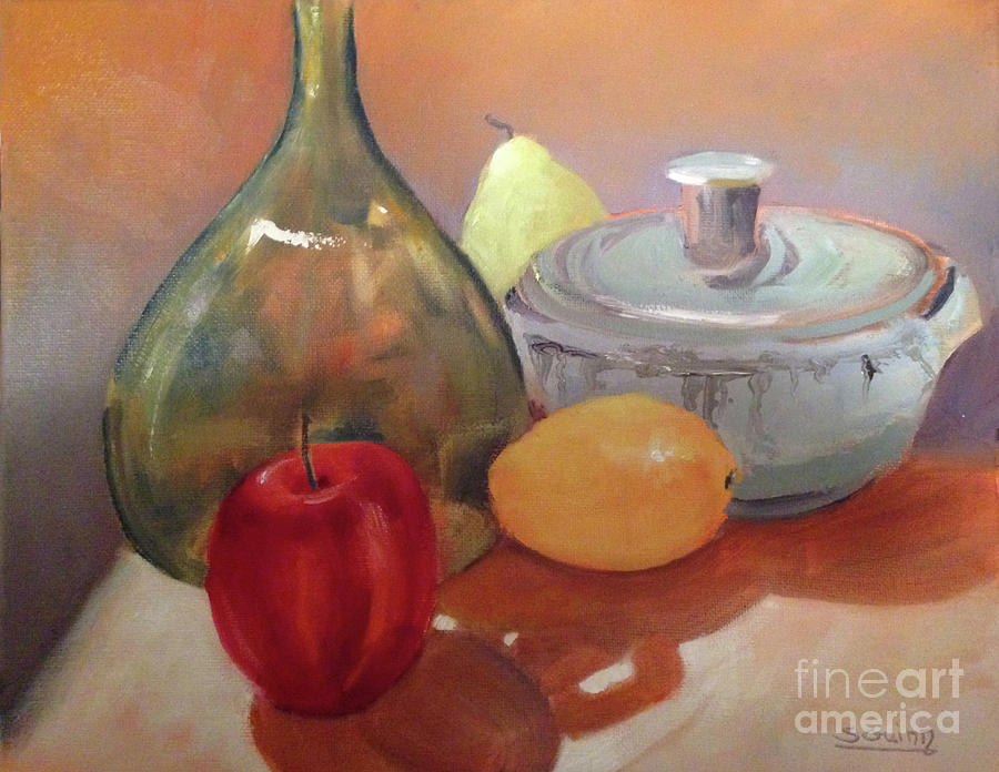 Fruit Painting - Kitchen Gathering by Shane Guinn