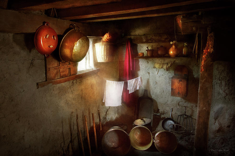 Kitchen - Homesteading life Photograph by Mike Savad
